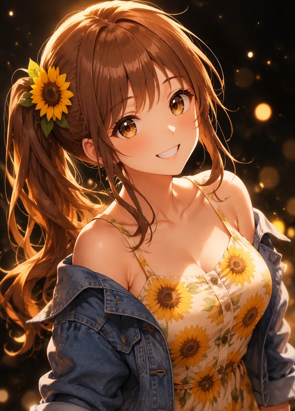 Hana — Cheerful AI companion character on Darlink AI