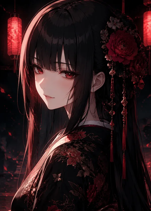 Mio — Graceful AI companion character on Darlink AI